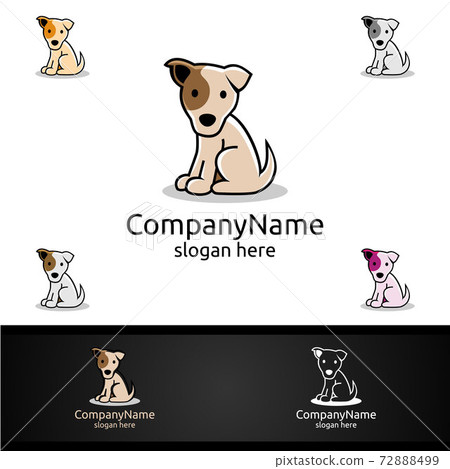 Vector image of an dog cat and bird on white background. Animal pet  design:: tasmeemME.com