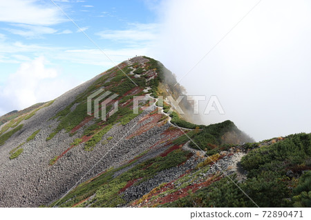 雲上世界,萬海,白馬山,秋葉 雲上世界,萬海,白馬山,秋葉 72890471