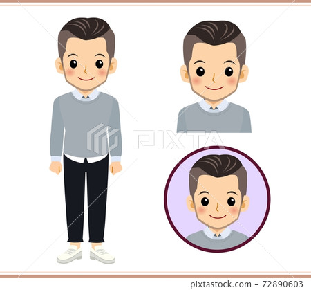 一組 矢量 男人 72890603