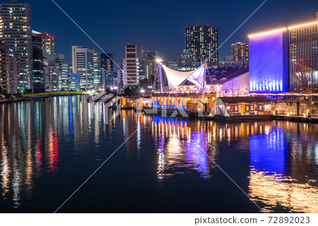 《Tokyo》 Night view of Tennozu Isle, Tokyo Bay Area 72892023