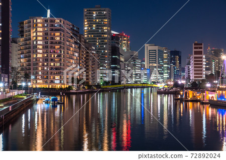 《Tokyo》 Night view of Tennozu Isle, Tokyo Bay Area 72892024