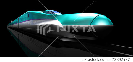 北海道新幹線隼鳥 插圖素材 圖庫