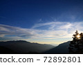 Beautiful landscape in the mountains at sunrise. 72892801