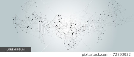 Abstract illustration with abstract connect... - Stock Illustration ...
