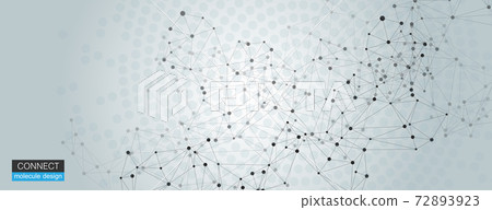 Data connection concept. Science polygonal background. Abstract illustration with connect lines and dots for wallpaper design Data connection concept. Science polygonal background. Abstract illustration with connect lines and dots for wallpaper design 72893923