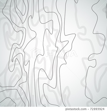 Vector chaotic wavy dark lines white background Vector chaotic wavy dark lines white background 72893924