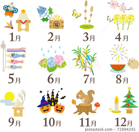 12 months seasonal material 12 months seasonal material 72894291