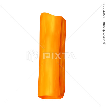 Vegetable carrot ④ (illustration) Can also be used for pots, bento boxes, and cooking images Combination series 72894534