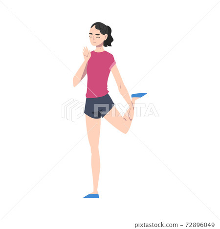 Young Woman with Contempt Look on Her Face Showing Rejection and Refusal Gesture with Her Hand Vector Illustration Young Woman with Contempt Look on Her Face Showing Rejection and Refusal Gesture with Her Hand Vector Illustration 72896049
