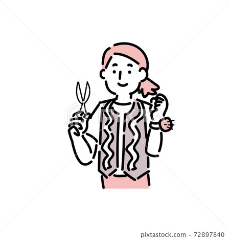 A woman in her twenties who remakes clothes 72897840