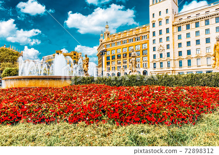 Placa de Catalynia(Square  of Catalunia) ,Barcelona.Spain. 72898312