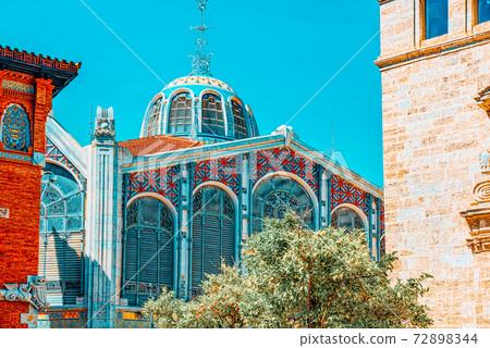 Historical point of Valencia - Modernist Mercat Central market, 72898344
