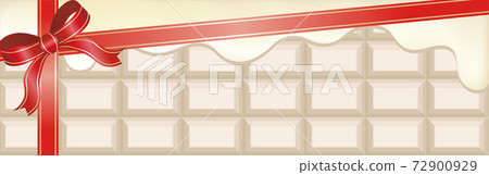 Valentine's Day White Day Banner Melting Chocolate Ribbon Frame Illustration Material Valentine's Day White Day Banner Melting Chocolate Ribbon Frame Illustration Material 72900929
