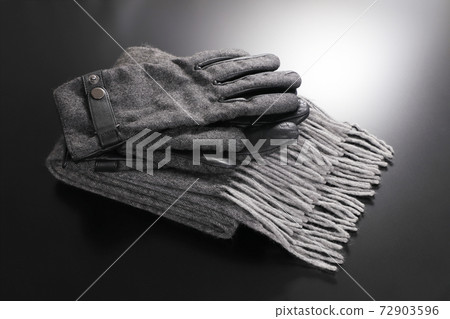 Gloves and muffler image Gloves and muffler image 72903596