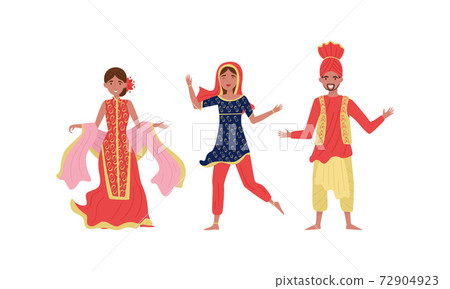 Man wearing traditional indian clothing Stock Photo by