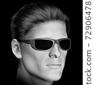 man with dark sunglasses 72906478