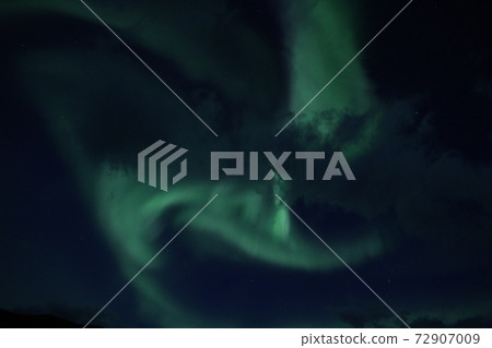 Shape made in the night sky 72907009