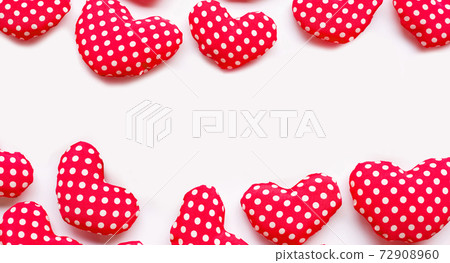 Valentine's hearts on white Valentine's hearts on white 72908960