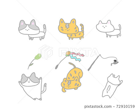 Cat and cat jarashi 72910159