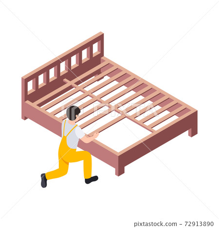 Handcraft Furniture Production Vector Illustration 72913890