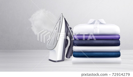 Clothes Stack And Iron 72914279