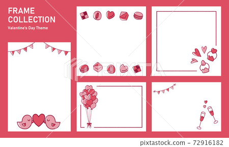 Valentine's frame set Valentine's frame set 72916182