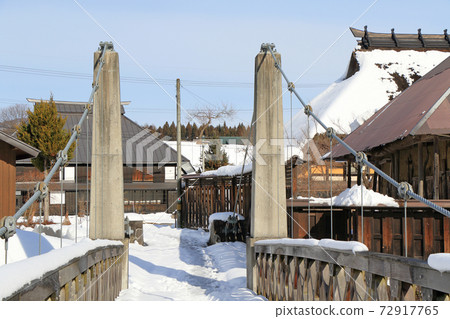 Hakuba Suspension Bridge at Oide Hakuba Suspension Bridge at Oide 72917765