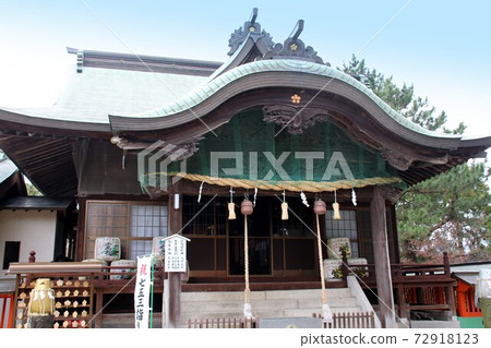 Kitano Tenmangu Main Hall in Kurume City 72918123