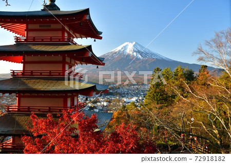 Mt. Fuji from Shimokurayama Asama Park in Fujiyoshida City Yamanashi Prefecture Mt. Fuji from Shimokurayama Asama Park in Fujiyoshida City Yamanashi Prefecture 72918182