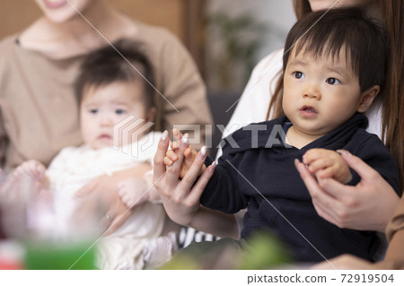 Mom friends and boys 72919504
