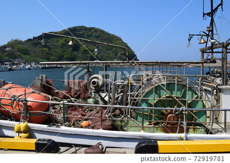 著有高質量海鮮的由良漁港 72919781