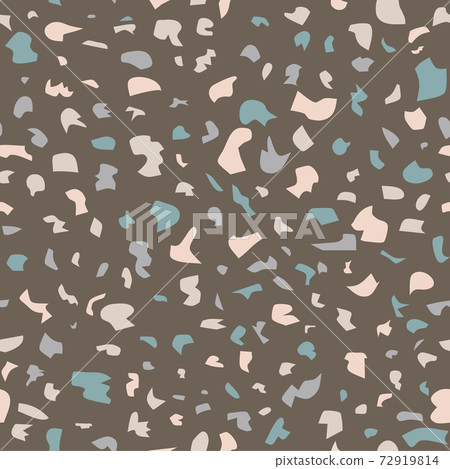 插圖素材Terrazo瓷磚矢量背景素材紋理無縫人造大理石大理石 72919814