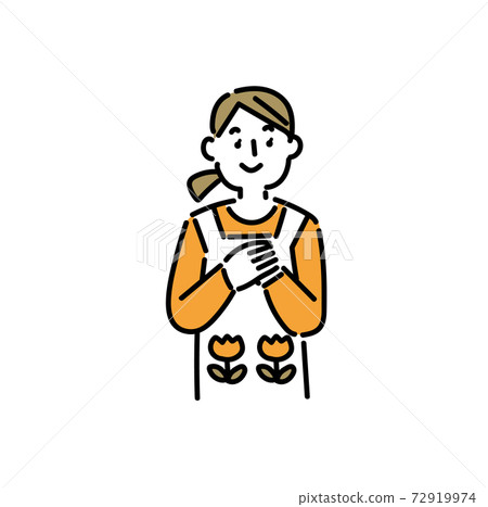 A woman in her twenties working as a teacher in a kindergarten A woman in her twenties working as a teacher in a kindergarten 72919974