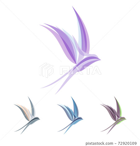 Abstract Colored Stylized Swallow Template for Logo Design Abstract Colored Stylized Swallow Template for Logo Design 72920109