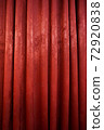 Red velvet curtain 72920838