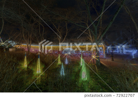 鎌倉幻想公園2020年船岡城堡遺址公園的照明 72922707