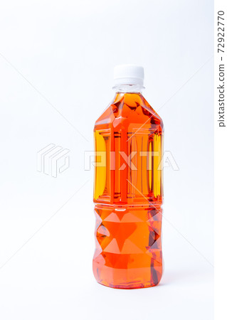 Drinking water, tea, tea, white background, brown, plastic bottle, drink, drink, hydration, hydration 72922770