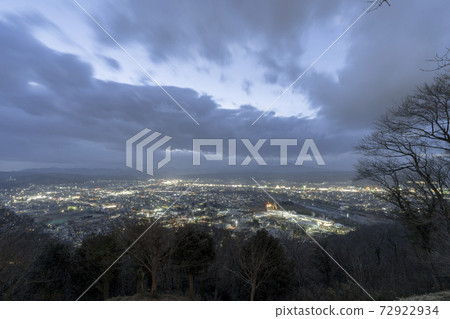 Illuminations of Funaoka Castle Ruins Park Shibata Fantasy Illumination 2020 72922934