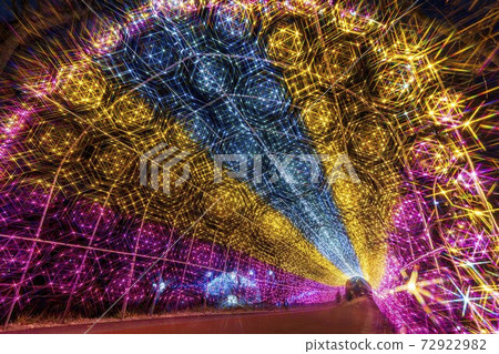 鎌倉幻想公園2020年船岡城堡遺址公園的照明 鎌倉幻想公園2020年船岡城堡遺址公園的照明 72922982