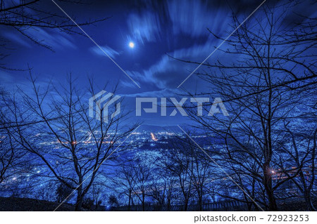 Illuminations of Funaoka Castle Ruins Park Shibata Fantasy Illumination 2020 72923253