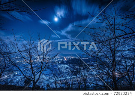 Illuminations of Funaoka Castle Ruins Park Shibata Fantasy Illumination 2020 72923254