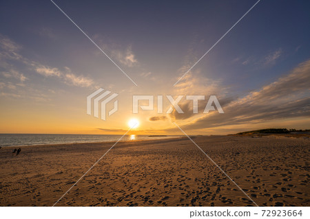 中島沙丘上的日落 中島沙丘上的日落 72923664