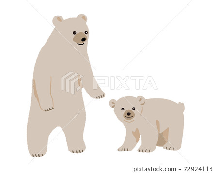 好朋友白熊的父母和孩子 72924113