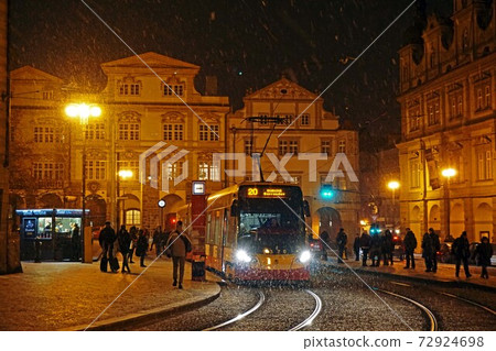 Prague Christmas Snow Prague Christmas Snow 72924698