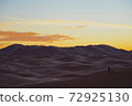 Morning glow in the Sahara Desert, Morocco 72925130