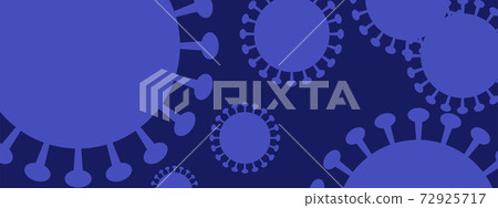 Image material of coronavirus blue 72925717
