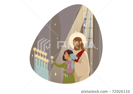 Candlemas, religion, character, bible concept 72926110