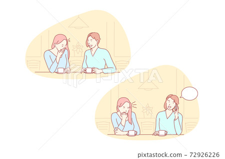Friendship, jealousy, impoliteness set concept Friendship, jealousy, impoliteness set concept 72926226