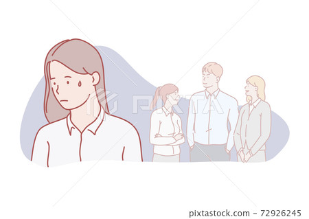 Outcast, lonely, isolation, relation, social, concept. 72926245