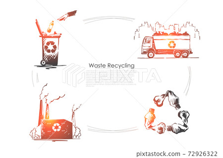 Zero waste, nature, ecology protection, pollution reduction, environment preservation, plastic free banner 72926322